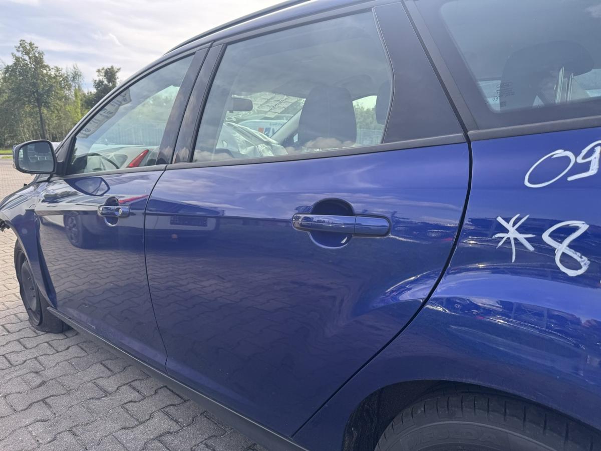 Ford Focus 3 original T&uuml;r hinten links Indic Blau Kombi Rohbau Bj.2014